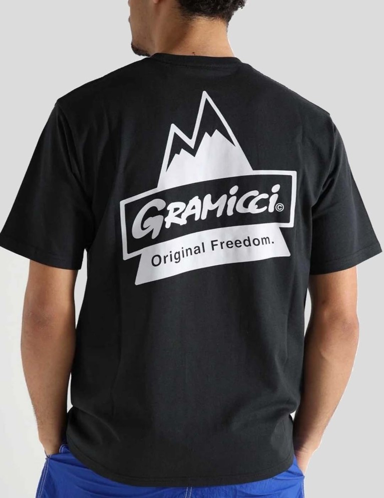 Camisa GRAMICCI peak tee vintage black